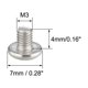 thumbnail image 3 of Tornillos de máquina Unique Bargains, tornillo Phillips M3x4mm, acero inoxidable 304, fijaciones de tornillos 30Pcs, 3 of 3