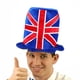 thumbnail image 1 of Union Jack Velvet Top Hat Queens Platinum Jubilee Hat British Top Hat Union Jack Velvet Top Hat 30cm Queens Platinum Jubilee Hat British Fancy Dress Accesorios Para Adultos Unisex ANGGREK Union Jack Velvet Top Hat, 1 of 8