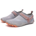 thumbnail image 4 of Gray Men's Breathable and Comfortable Outdoor Mesh Shoes Spring Summer Collection Non Slip Hiking Shoes Athletic Shoes and Outdoor Running Shoes Size 9, 4 of 9