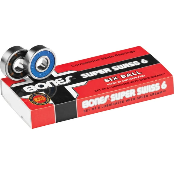 Bones Super Swiss 6 Ball Single Set Bearings
