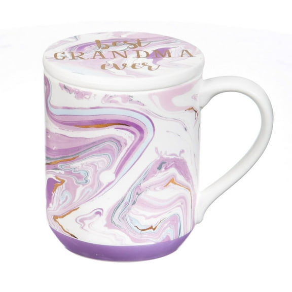 Ceramic Cup w/ Ornament/Coaster Gift Set, 10 oz., Grandma