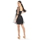thumbnail image 3 of Vestido de tul con lunares Roman Fashion/Juvenil, 892 (Negro) negro M, 3 of 6