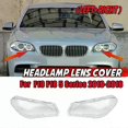 thumbnail image 2 of Left+Right for BMW F10 F18 5 Series 528 535 550 2010- Car Headlight Lens Cover Head Light Lampshade Auto Light, 2 of 5