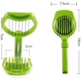 thumbnail image 2 of Heytea Trancheuse d'Ufs Portative, Gadgets de Cuisine pour Uf Dur, Champignon, Fruit, Fraise (1Pcs Vert), 2 of 5