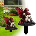 thumbnail image 2 of 2D Winged Acrylic Garden Planter with Ground Stake, 2 of 7