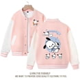 thumbnail image 1 of Chaqueta de manga larga de Sanrios My Melody para niños, uniforme de béisbol de moda Kawaii, abrigo de Cinnamoroll Pochacco, bonito regalo para niños, 1 of 5