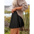 thumbnail image 5 of WQD Women’s High Waist Skort with Built-in Shorts Flowy Pleated Skirt Shorts for Casual Wear Travel Walking and Summer Outfits, 5 of 5