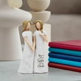thumbnail image 4 of ZYBest Friends Figure - Friendship Statue, Best Friends Sculpture, Friendship Figurine, Best Friends Ornament | Decorative Anniversary Wedding Keepsake Gift, Handcrafted Best Friends -1008, 4 of 4