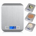 thumbnail image 1 of Smart kitchen scale, 5 kg/1g precision kitchen in stainless steel, 1 of 3
