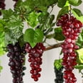 thumbnail image 2 of Artificial Fruit Grape Food Lifelike Fake Fruits Plant Home Office Party Decor, 2 of 4