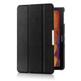 thumbnail image 1 of (Negro) para Samsung Note 10.1 Edición 2014 Funda de cuero - SM-P600/P601/P605, soporte para correa para muñeca, pestaña anticaídaS7FE, funda para tableta giratoria horizontal y vertical con ranura para lápiz JM, 1 of 5