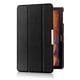thumbnail image 1 of (Negro) para Samsung Note 10.1 Edición 2014 Funda de cuero - SM-P600/P601/P605, soporte para correa para muñeca, pestaña anticaídaS7FE, funda para tableta giratoria horizontal y vertical con ranura para lápiz JM, 1 of 5