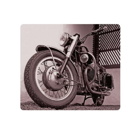 UPC: 0731969577608 | OTM Prints Black Mouse Pad Motorcycle