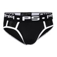 thumbnail image 1 of Hombres sexy de malla elástica Ropa interior de tiro bajo Calzoncillos deportivos M Negro METRO Colco calzoncillos de malla para hombres ropa interior, 1 of 8