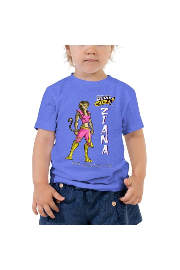 Ziana Toddler Printed Short Sleeve T-Shirt, Blue, 5T, Unisex