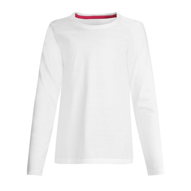 White long sale sleeve shirt ladies