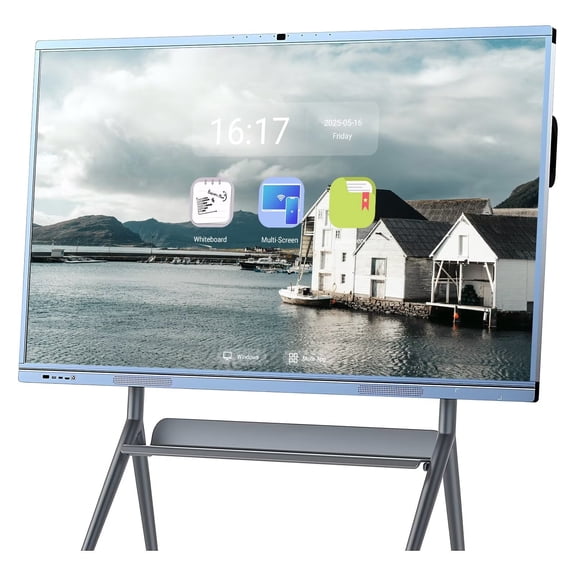 Belnet Smart Board 65inch Reverse Control IR Rotatable 4K Monitor Wireless Smart TVs for Digital Signage, School & Office