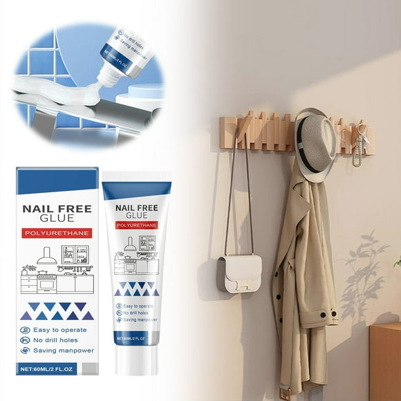 Nail Household Wood Metal Ceramic Daily Household Durable Stable Nail Glue Table Epoxy Floor Tile Glue Clear Jewelry Glue for Metal And Stone Super Strong Rope Patch Attach Glue Metal Paste Floral