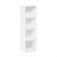 thumbnail image 2 of Furinno Pasir 4-Tier Open Shelf Bookcase, White, 2 of 5