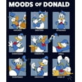 thumbnail image 2 of Junior's Mickey & Friends The Moods of Donald Duck  Graphic Tee Navy Blue Medium, 2 of 3