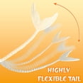 thumbnail image 4 of 36inch Halloween mermaid skeleton, with flexible joints, can be posed and hung, suitable for Halloween indoor and outdoor decorations, parties, horror scenes and other occasions, 4 of 7