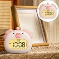 thumbnail image 1 of Fall Decor Cute Children's Alarm Clock Bedside Alarm Clock With Night Light Digital LED Display Rechargeable, 1 of 6