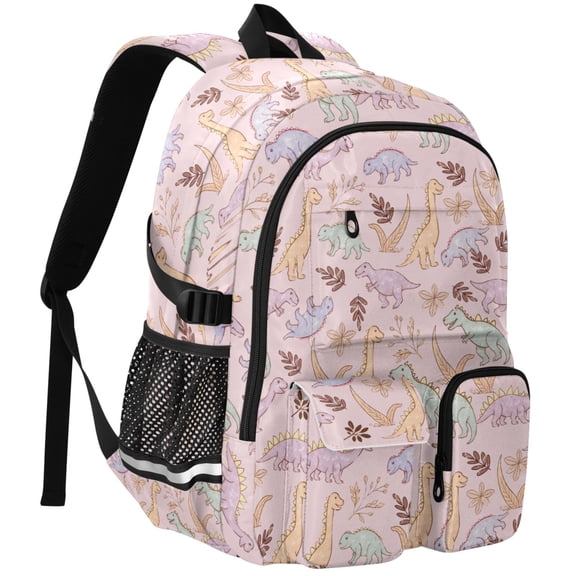 ALAZA Dinosaurs Cartoon Print Student Backpack School Bookbag Large Laptop Daypack Travel Bag