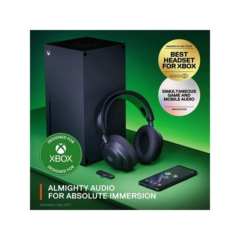 Arctis Nova 7x, Wireless Xbox gaming headset with 360 spatial audio