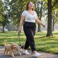 thumbnail image 3 of Agnes Orinda Women's Plus Size Pant Drawstring Elastic Waist Cargo Pants with Pockets 2X Black, 3 of 9