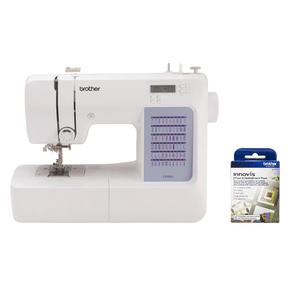 Máquina de Coser Brother CS5055 con 60 Puntadas y Pantalla LCD