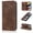 Brown, variant on Allytechgroup Wallet Case for iPhone 17, [Compatible with MagSafe] Support Wireless Charging PU Leather Flip Magnetic Stand Case with Card Holders [RFID Blocking] for Women Men, Pink