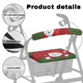 thumbnail image 5 of HELLHERO Snowman and Snowflake Walker Seat Covers Waterproof Back Rest Covers & Reusable for The Elderly with Easy to Use Non-Slip Fit, 5 of 7