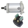 thumbnail image 1 of Starter & Relay Fit Compatible Yamaha Grizzly 400 450 660 02-10| Kodiak 400 450 00-06| Wolverine 450 06-10|rhino 450 660 04-06_, 1 of 5