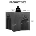 thumbnail image 3 of Black MDF End Table - Small Accent Coffee Table for Living Room & Bedroom, 3 of 8