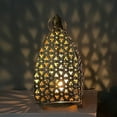 thumbnail image 4 of Moroccan Candle Lantern Hanging Candle Light Retro Style for Lantern Metal Tabletop Home Decor Style A, 4 of 9