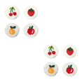 thumbnail image 1 of Billuyoard 4/6Pieces Punch Needle Kits Yarn Thread Mat Cup Fruit Pattern Tool 4 piezas 2Conjunto, 1 of 1