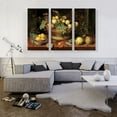 thumbnail image 2 of ARTCANVAS Still Life with Basket of Fruit 1622 Canvas Art Print by Balthasar van der Ast - Size: 60" x 40" (0.75" Deep) (3-Piece), 2 of 9