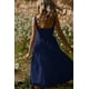 thumbnail image 4 of Sunloudy Vestido midi de verano para mujer, sin mangas, sin espalda, color sólido, cintura alta, vestido de fiesta Sunloudy moda, 4 of 7