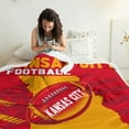 thumbnail image 2 of Football Sherpa Blanket for Football Fans Gifts,City Soft Flannel Blankets,Double Layer Fabric Warm Blankets 60" X 50", 2 of 6