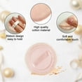 thumbnail image 3 of 10 Pack Powder Puff Cotton Cosmetic Powder Makeup Puffs Pads Makeup with Ribbon Face Powder Puffs for Loose and Foundation-Color2, 3 of 4