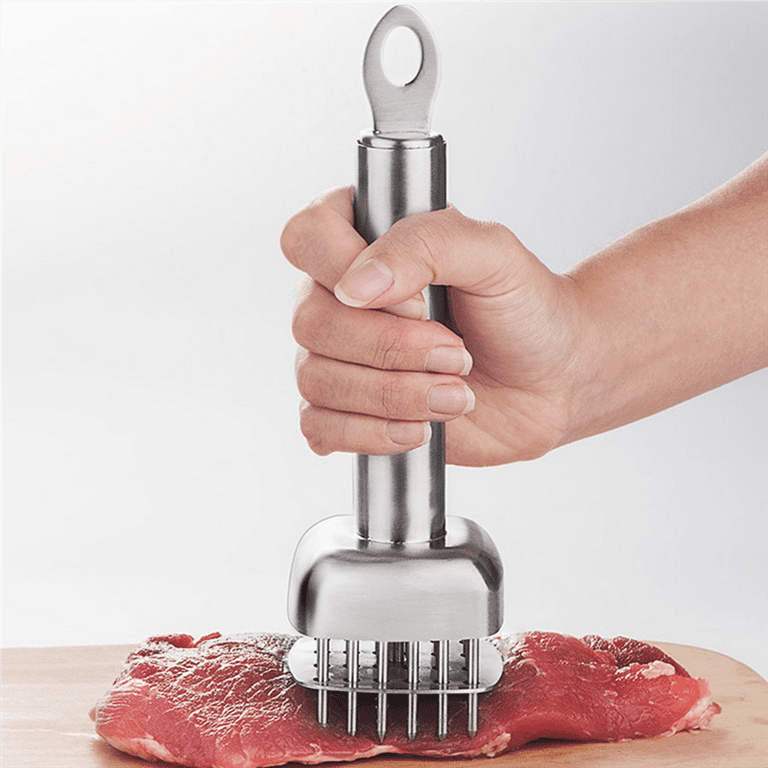 Kitchen Cooking Tools Meat Tenderizer Tool Pounder Gadgets Stainless Steel  Steak Mallet Needle Loos