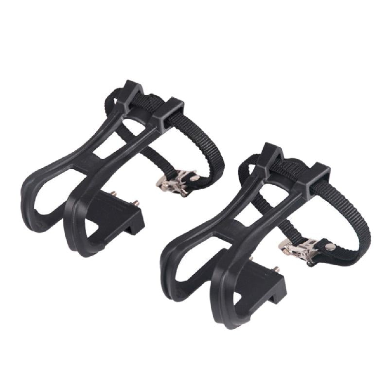 Bike Pedal Clips Strap AntiSlip Cycling Fixed Toe Clip Belt Bicycle Pedal Toe Clips Cage for