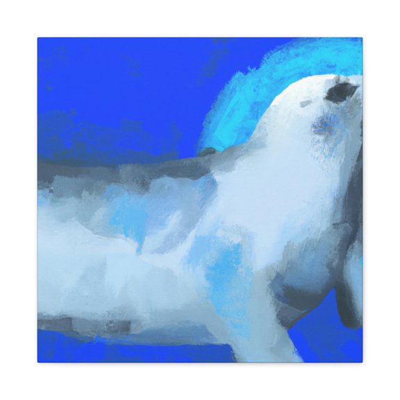 Harp Seal in Expressionism - Canvas
