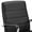 Black, variant on Yaheetech Mid-Back PU Leather Adjustable Office Chair with Arms, Black