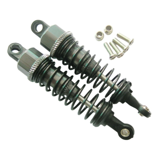 fastboy RCGOFOLLOW 1/18 Aluminum Alloy Smooth Front Rear Shock Absorber Rc Front Rear Shock Absorber For HIMOTO -18 Titanium