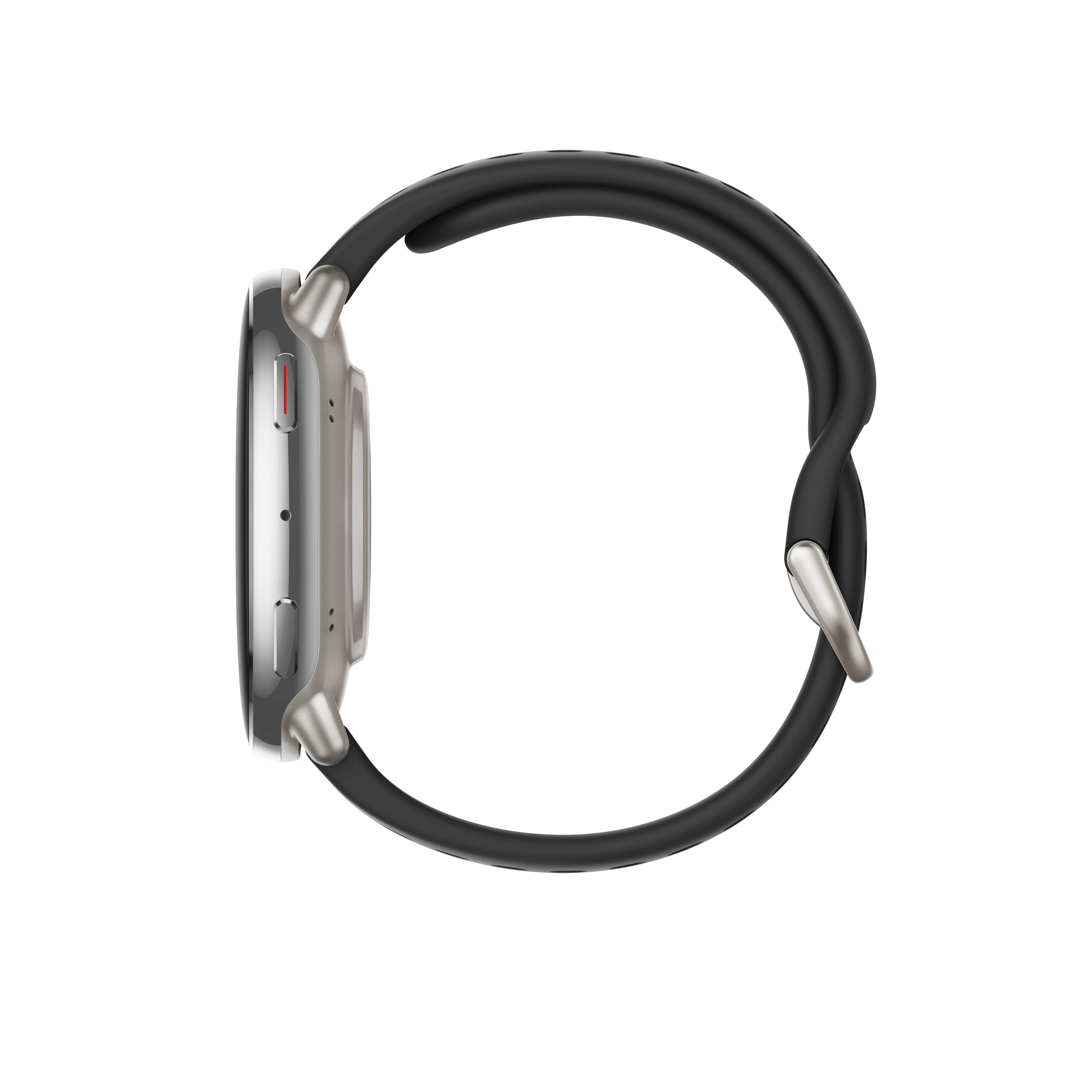 Amazfit Active 2 Smart Watch 44mm, GPS Maps with Direction, Fitness Tracker, 10 Day Battery, Sleep Monitor, 160+ Sport Modes, Water Resistant, for Android & Apple iPhone, Black Silicone