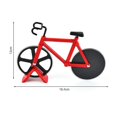 thumbnail image 2 of Cortador de pizza QUANZHOUTIANDI bicicleta roja con soporte de exhibición, 2 of 5