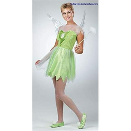 RG Costumes 81130 Tinkerbell Costume Dress - Green Dress, One Size