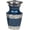 Blue, variant on Cresta Modern Small Keepsake Urn for Human Ashes 3 x 2 x 2 Inches - Small Cremation Urn, Aluminum Urn - Decorative Mini Urns for Human Ashes with Secure Lid - Glossy Ruby Red