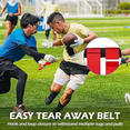 thumbnail image 2 of 22PCS Flag Football Belts, Adjustable Flag Football Set for Sports Training Competition Blue+Red, 2 of 7